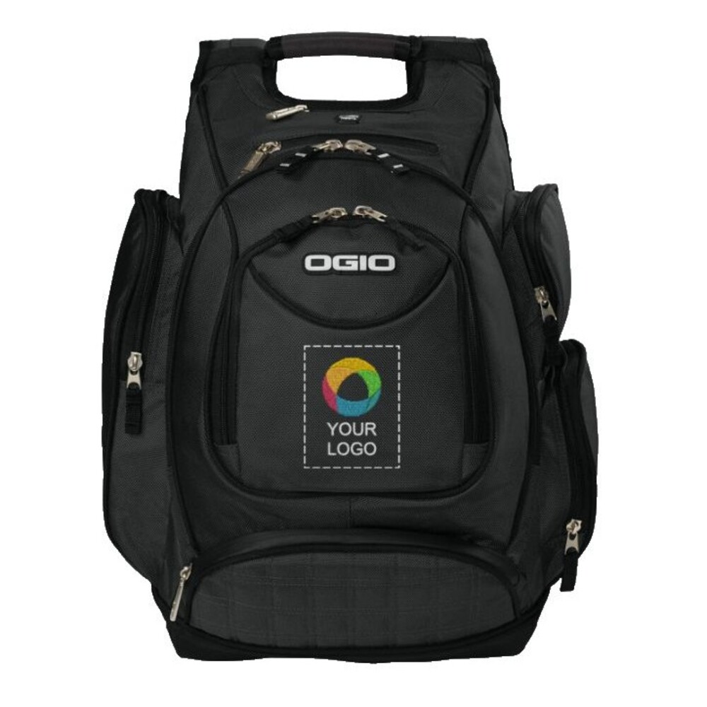 OGIO® Metro Pack Backpack Black Large Embroidered "Buhler" Work Bag Laptop Bag